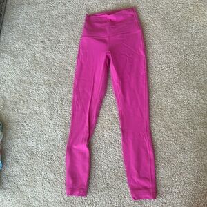 Lulu sonic pink leggings